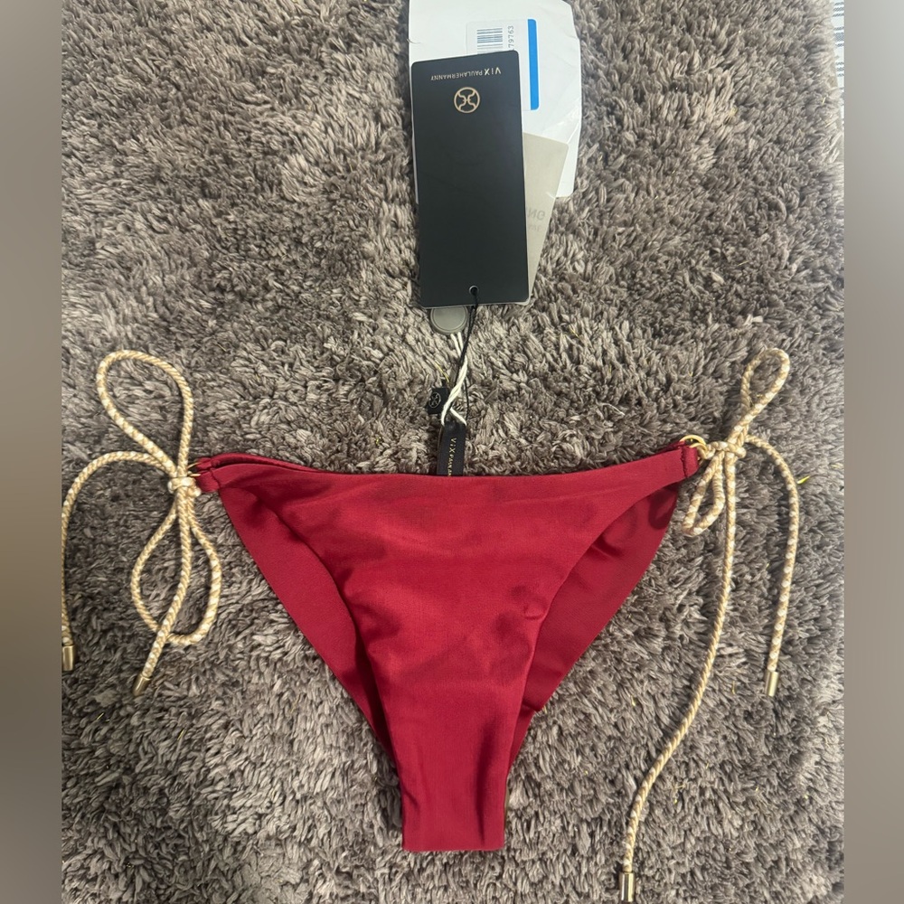 Elegant Red One-Piece Swimsuit